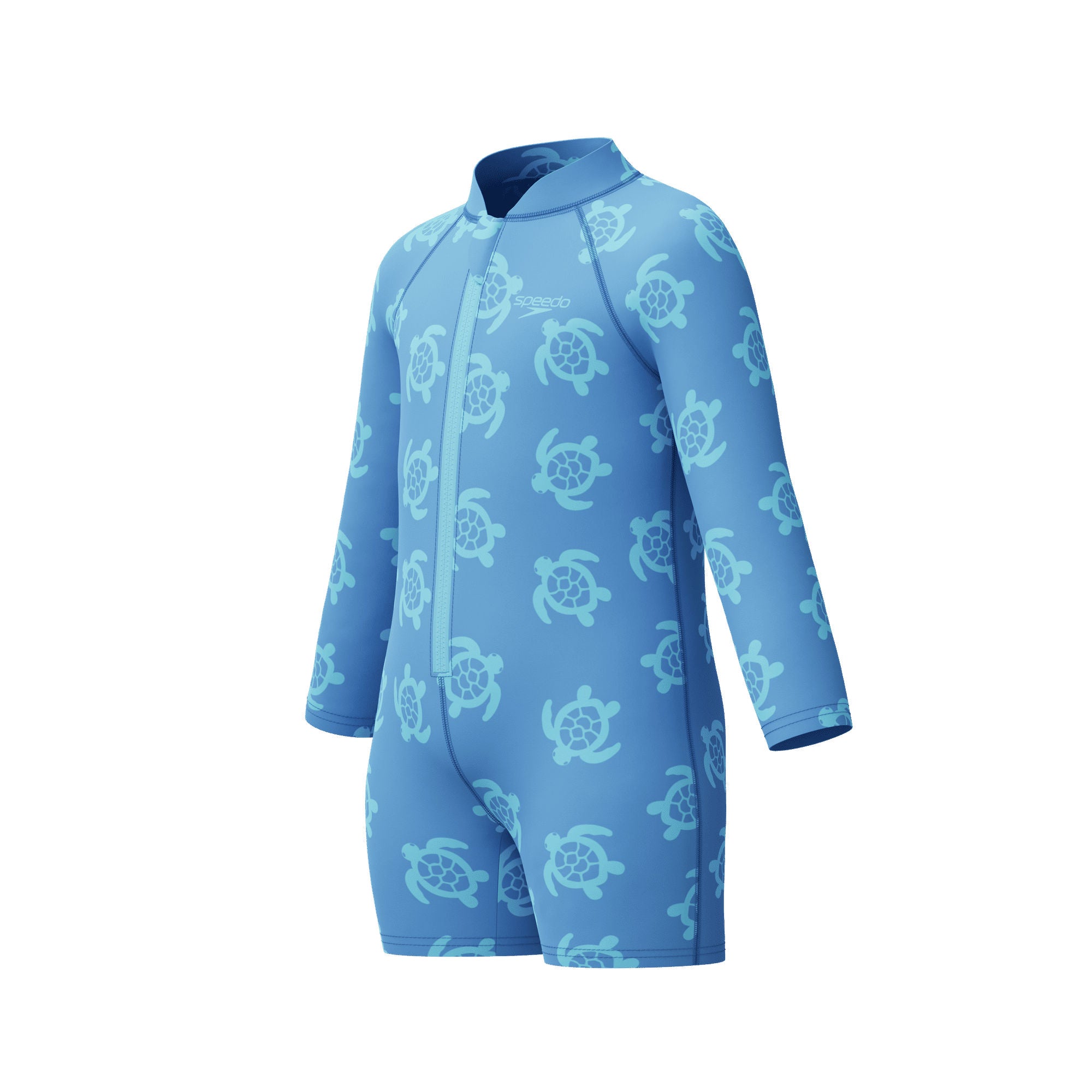 Long Sleeve Print Zip 1pc Jungen | Blau