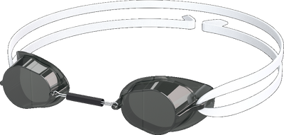Swedish Mirror Schwimmbrille | Grau