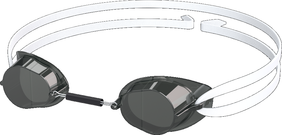 Swedish Mirror Schwimmbrille | Grau