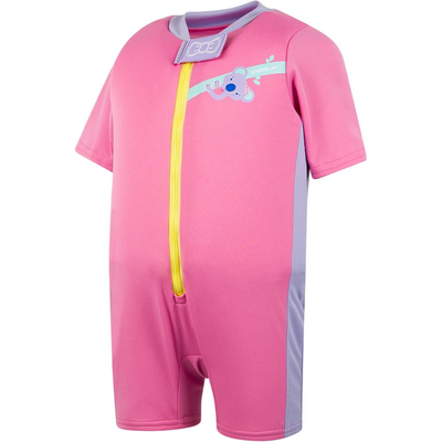 Koala Printed Schwimmhilfe-Anzug | Pink