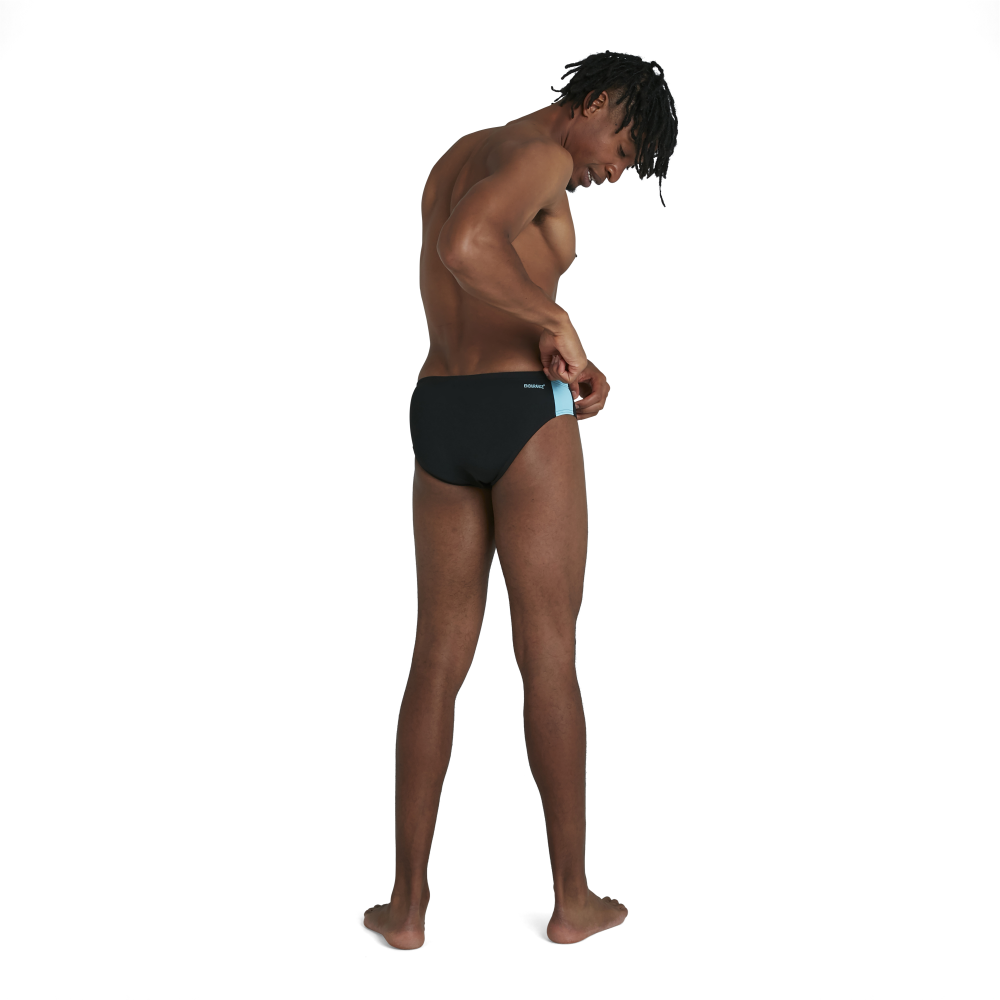 Boom Logo Splice 7cm Herren Badeslip | Schwarz