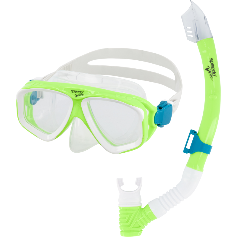 Adv. Mask Snorkel Set Schwimmbrille | Grün