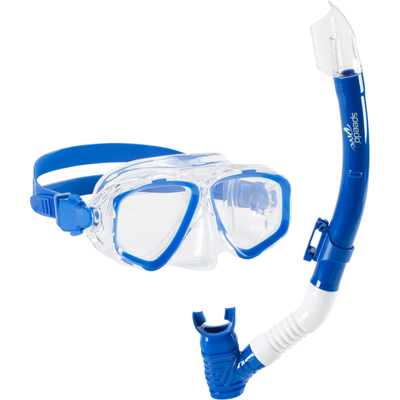 Adv. Mask Snorkel Set Schwimmbrille | Blau